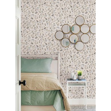 RoomMates Brushstroke Leopard Peel & Stick Wallpaper