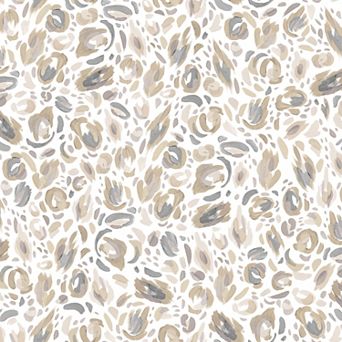 RoomMates Brushstroke Leopard Peel & Stick Wallpaper