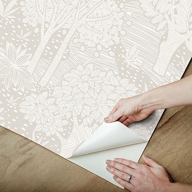 RoomMates Perth Botanical Peel and Stick Wallpaper