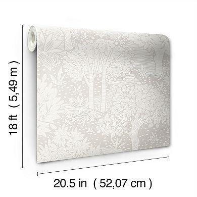 RoomMates Perth Botanical Peel and Stick Wallpaper