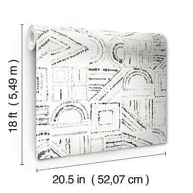 RoomMates Brisbane Peel & Stick Wallpaper