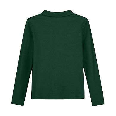 Girls 4-18 IZOD Long Sleeve Polo in Regular & Plus
