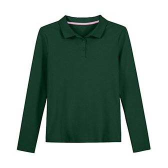 Girls 4-18 IZOD Long Sleeve Polo in Regular & Plus