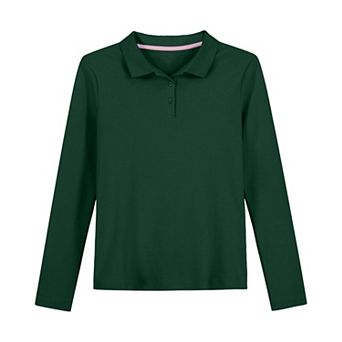 Girls 4-18 IZOD Long Sleeve Polo in Regular & Plus