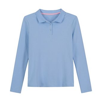 Girls 4-18 IZOD Long Sleeve Polo in Regular & Plus