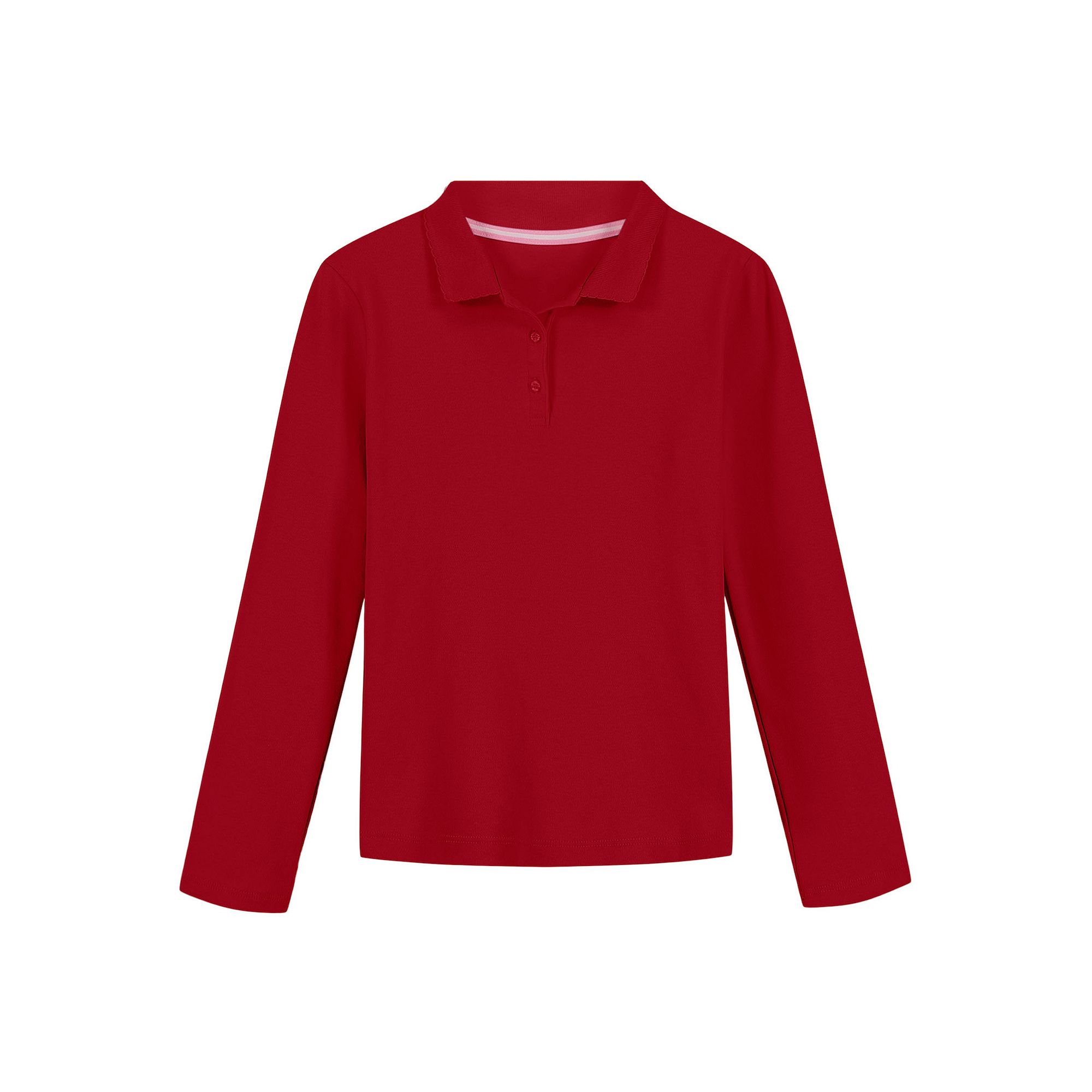 Girls 4-18 IZOD Long Sleeve Polo in Regular & Plus, Girls, Size: Medium 10