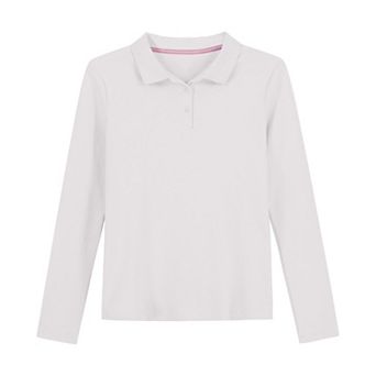 Girls 4-18 IZOD Long Sleeve Polo in Regular & Plus