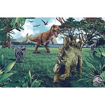 RoomMates Jurassic Park Multicolor Peel & Stick Wall Mural