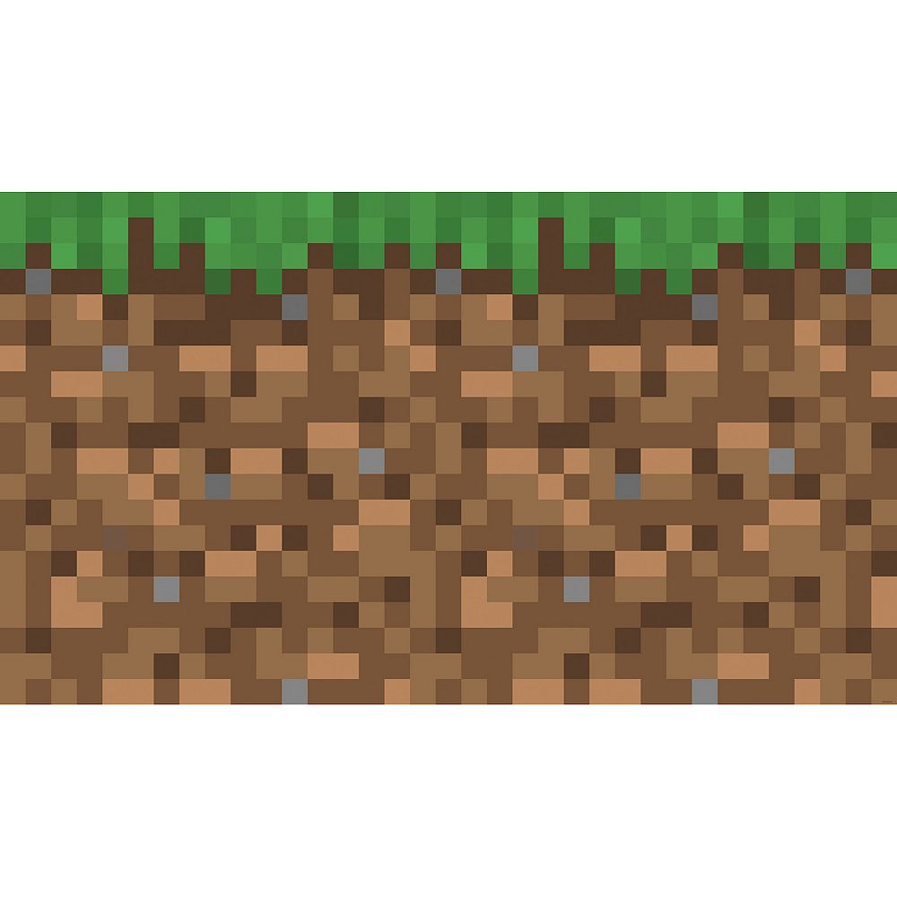 RoomMates Minecraft Blocks Green Peel & Stick Wall Mural