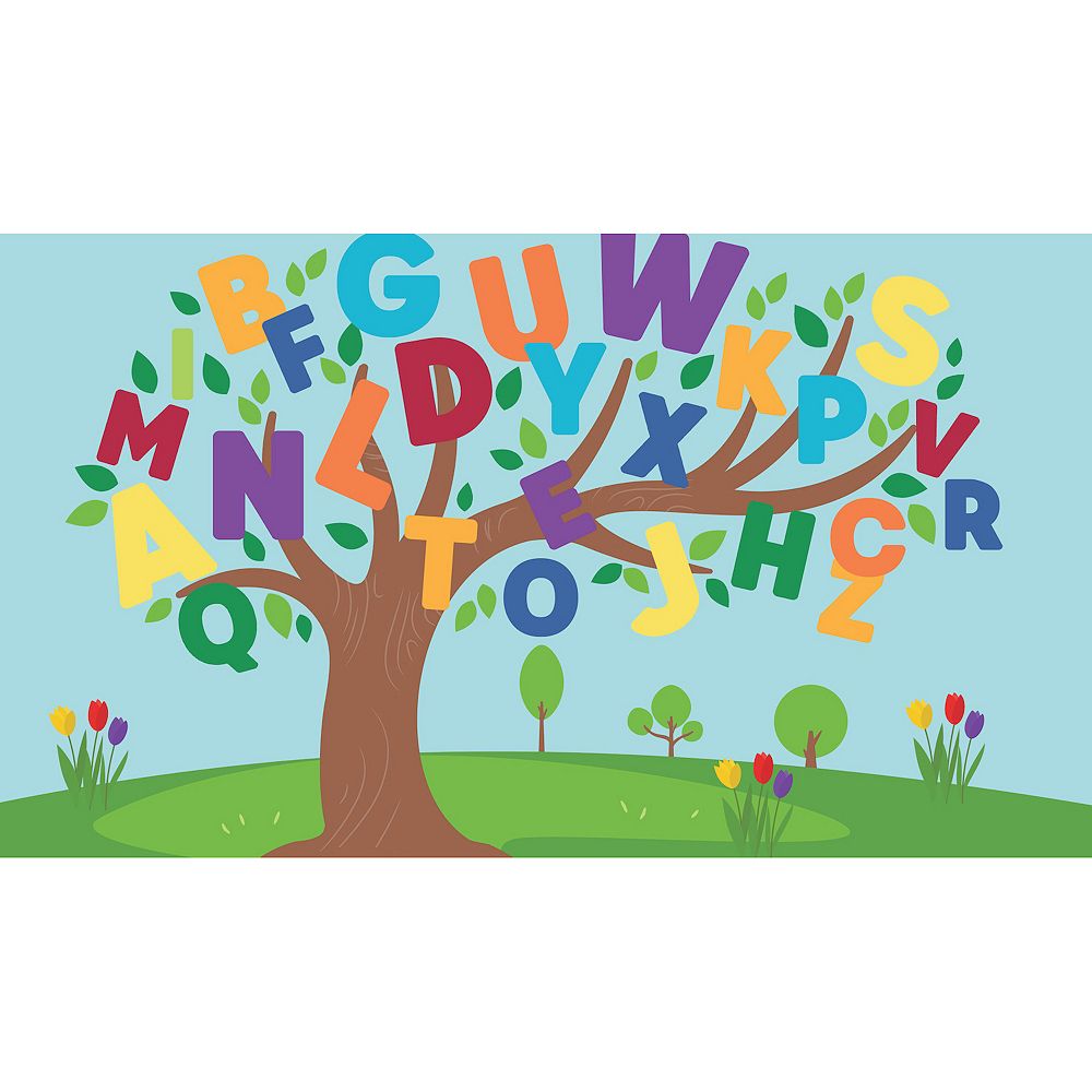 RoomMates Alphabet Tree Peel and Stick Wall Mural
