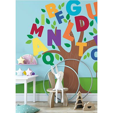 RoomMates Alphabet Tree Peel and Stick Wall Mural