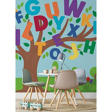 RoomMates Alphabet Tree Peel and Stick Wall Mural