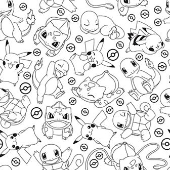 RoomMates Pokémon Black Peel & Stick Wallpaper