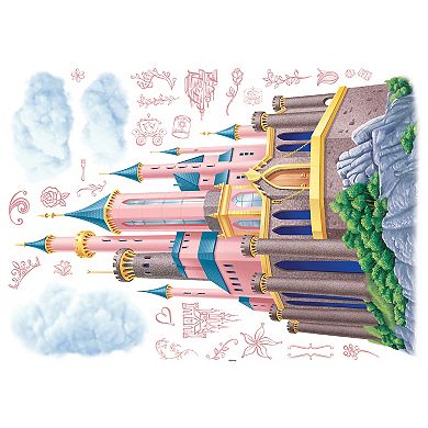 Disney Princess Castle XL Giant Wall Decals with String Lights by RoomMates