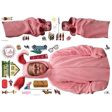 RoomMates A Christmas Story Ralphie Bunny Suit Giant Wall Decals