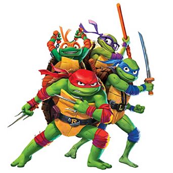 RoomMates Teenage Mutant Ninja Turtles Mutant Mayhem Group Giant Peel & Stick Wall Decals