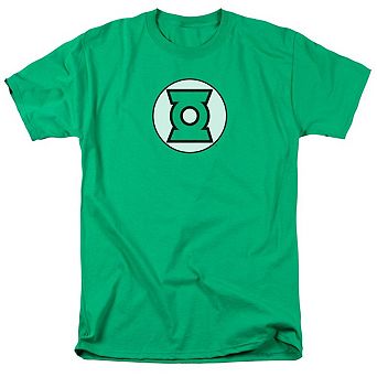 Justice League Of America Green Lantern Logo Short Sleeve Adult T-shirt