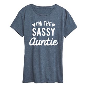 Women's I'm The Sassy Auntie Graphic Tee