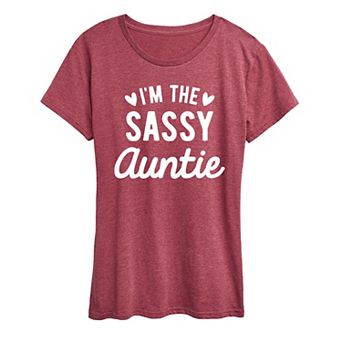 Women's I'm The Sassy Auntie Graphic Tee