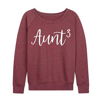 Women's Aunt Cubed French Terry Long Sleeve Tee