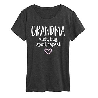 Women's Grandma Visit Hug Graphic Tee