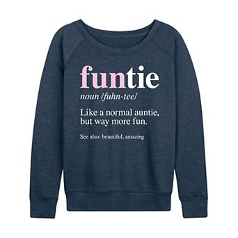 Women's Funtie Definition French Terry Long Sleeve Tee