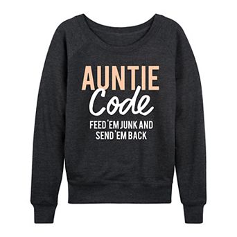 Women's Auntie Code French Terry Long Sleeve Tee