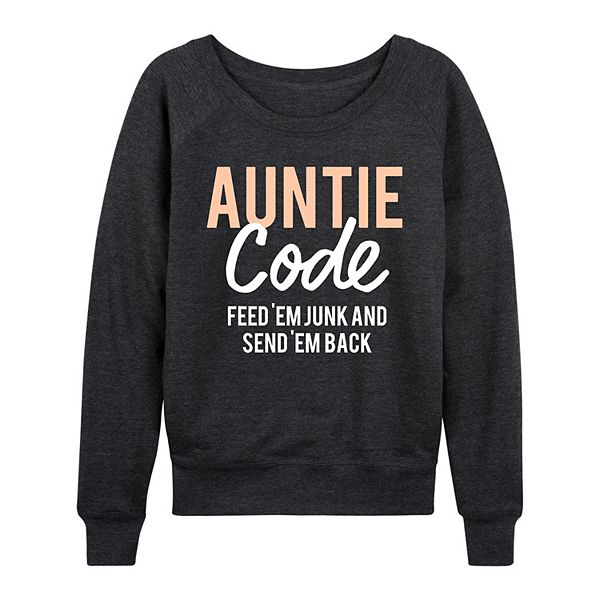 Women's Auntie Code Lightweight French Terry Sweatshirt