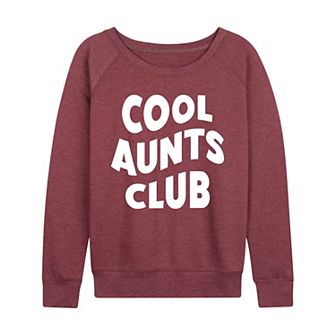 Women's Cool Aunts Club French Terry Long Sleeve Tee