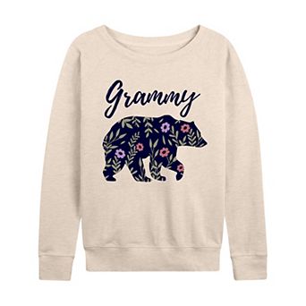 Women's Bear Grammy French Terry Long Sleeve Tee