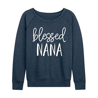 Women's Blessed Nana French Terry Long Sleeve Tee