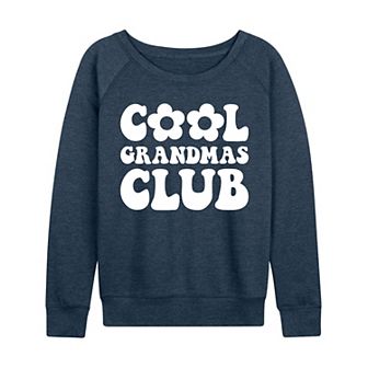 Women's Cool Grandmas Club French Terry Long Sleeve Tee