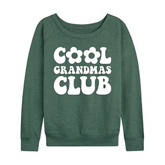 Women's Cool Grandmas Club French Terry Long Sleeve Tee