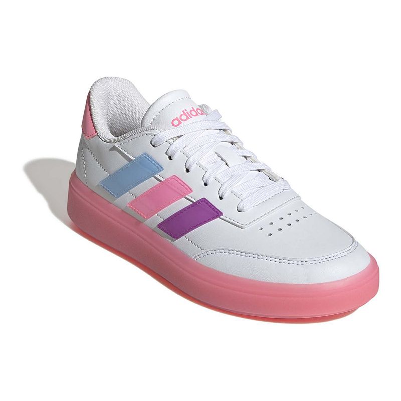 adidas Courtblock Kids' Leather Shoes, Boy's, Size: 6, Pink