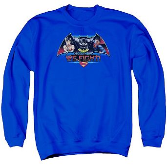 Batman V Superman Together We Fight Adult Crewneck Sweatshirt