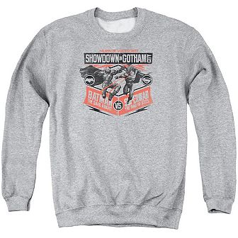 Batman V Superman Showdown In Gotham Adult Crewneck Sweatshirt