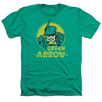 Dc Comics Archer Circle Adult Heather T-shirt