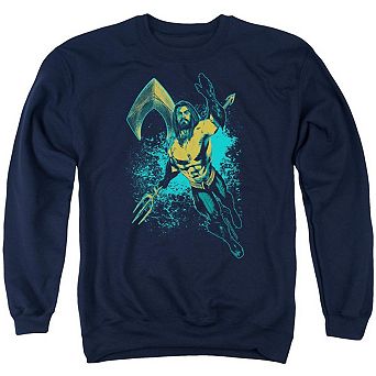 Aquaman Movie Make A Splash Adult Crewneck Sweatshirt