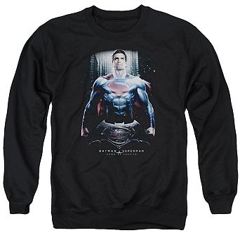 Batman V Superman Supe Ground Zero Adult Crewneck Sweatshirt