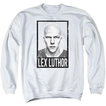 Batman V Superman Luthor Adult Crewneck Sweatshirt