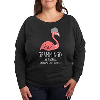 Plus Size Grammingo French Terry Long Sleeve Tee