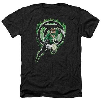 Green Lantern Space Cop Adult Heather T-shirt