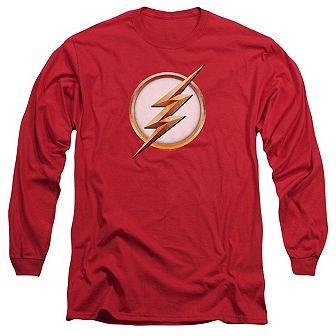 Flash Season 4 Logo Long Sleeve Adult T-shirt