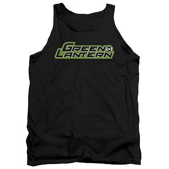 Green Lantern Scribble Title Adult Tank Top