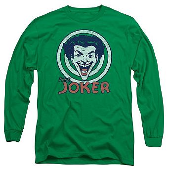 Dc Comics Joke Target Long Sleeve Adult T-shirt