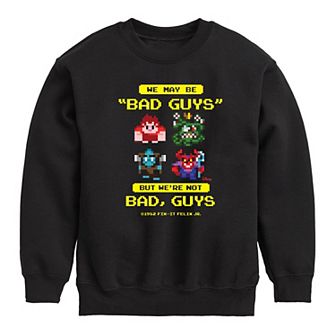 Disney's Wreck It Ralph Boys 8-20 Not Bad Guys Fleece Sweatshirt