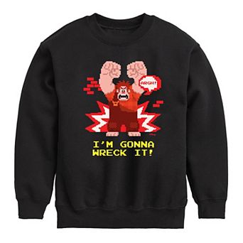 Disney's Wreck It Ralph Boys 8-20 Gonna Wreck It Fleece Sweatshirt