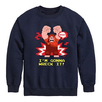 Disney's Wreck It Ralph Boys 8-20 Gonna Wreck It Fleece Sweatshirt
