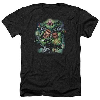 Green Lantern Corps 1 Adult Heather T-shirt