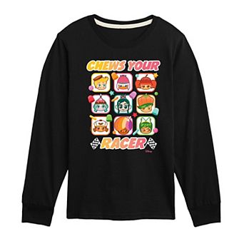 Disney's Wreck It Ralph Boys 8-20 Chews Your Racer Long Sleeve Graphic Tee